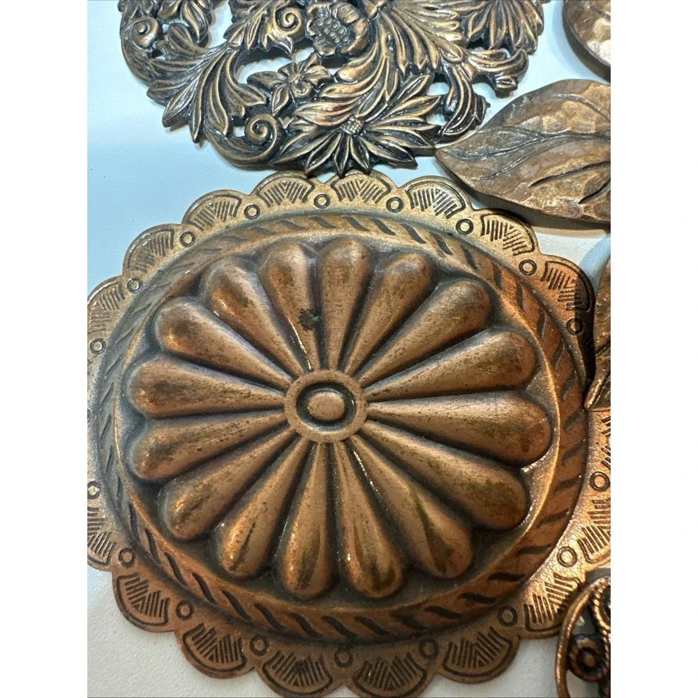 Set Of disassembled copper belt, art parts, jewelry‎ parts